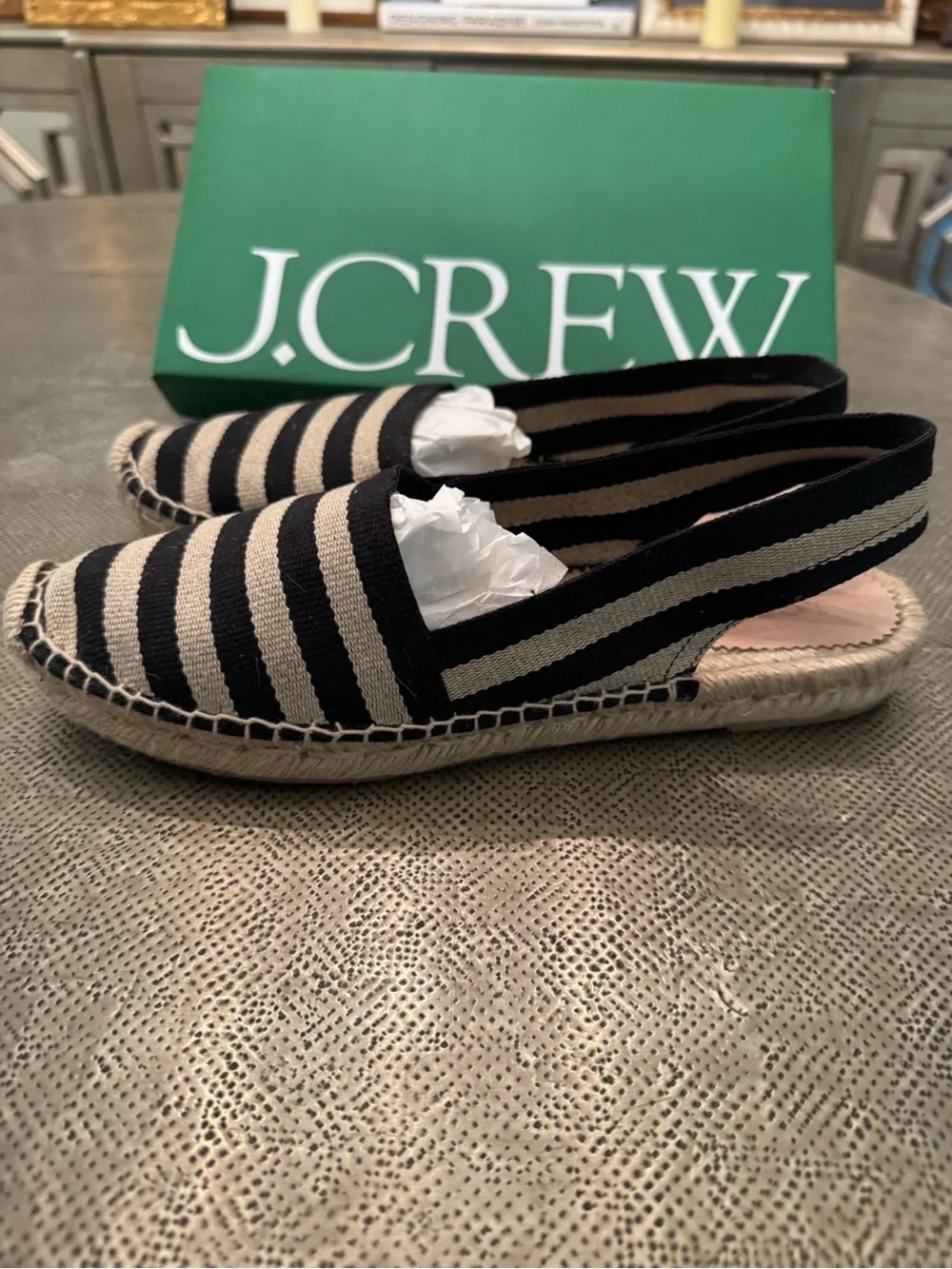 J. Crew breathable striped